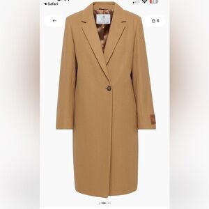 NWT! Aritzia Babaton Stedman Gold Camel Coat